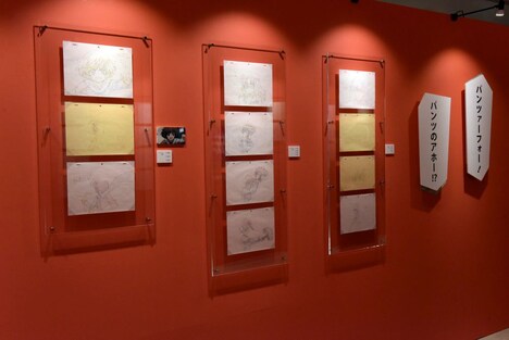 「ガールズ＆パンツァー博覧会」展示エリアの原画。