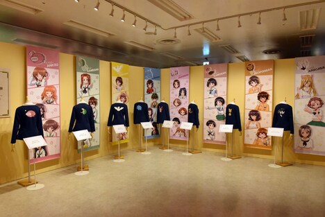 「ガールズ＆パンツァー博覧会」展示エリアのパンツァージャケット。