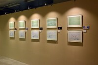 「ガールズ＆パンツァー博覧会」展示エリアの原画。