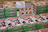 「ガールズ＆パンツァー博覧会」グッズ販売エリアの様子。