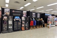 「ガールズ＆パンツァー博覧会」情報エリアの様子。