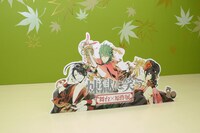 「煉獄に笑う ～舞台×原作～展」のフォトスポット。