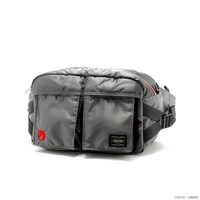 ユニコーンガンダムモデルのウエストバッグ。