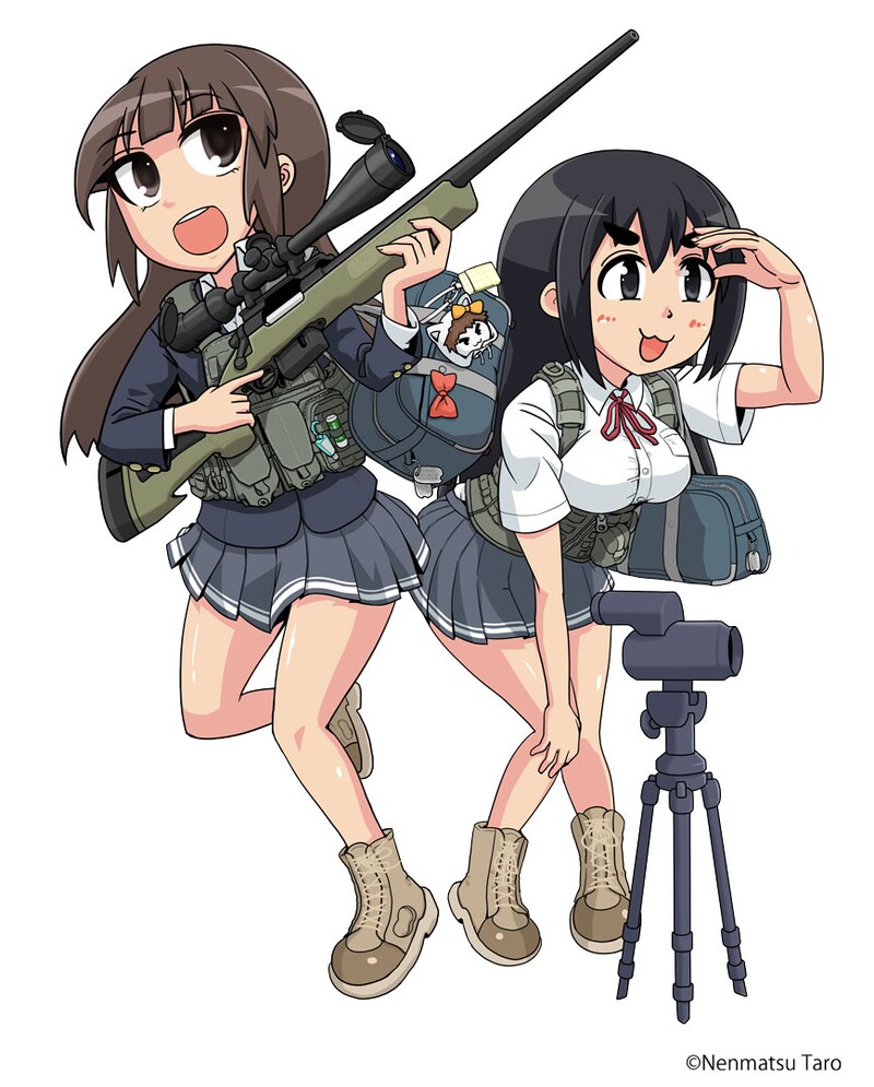 「一方その頃スナイパー女子高生は」カット