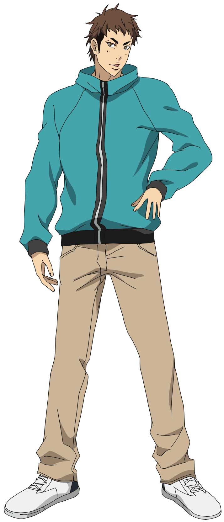 大田ユウガのキャラクタービジュアル。