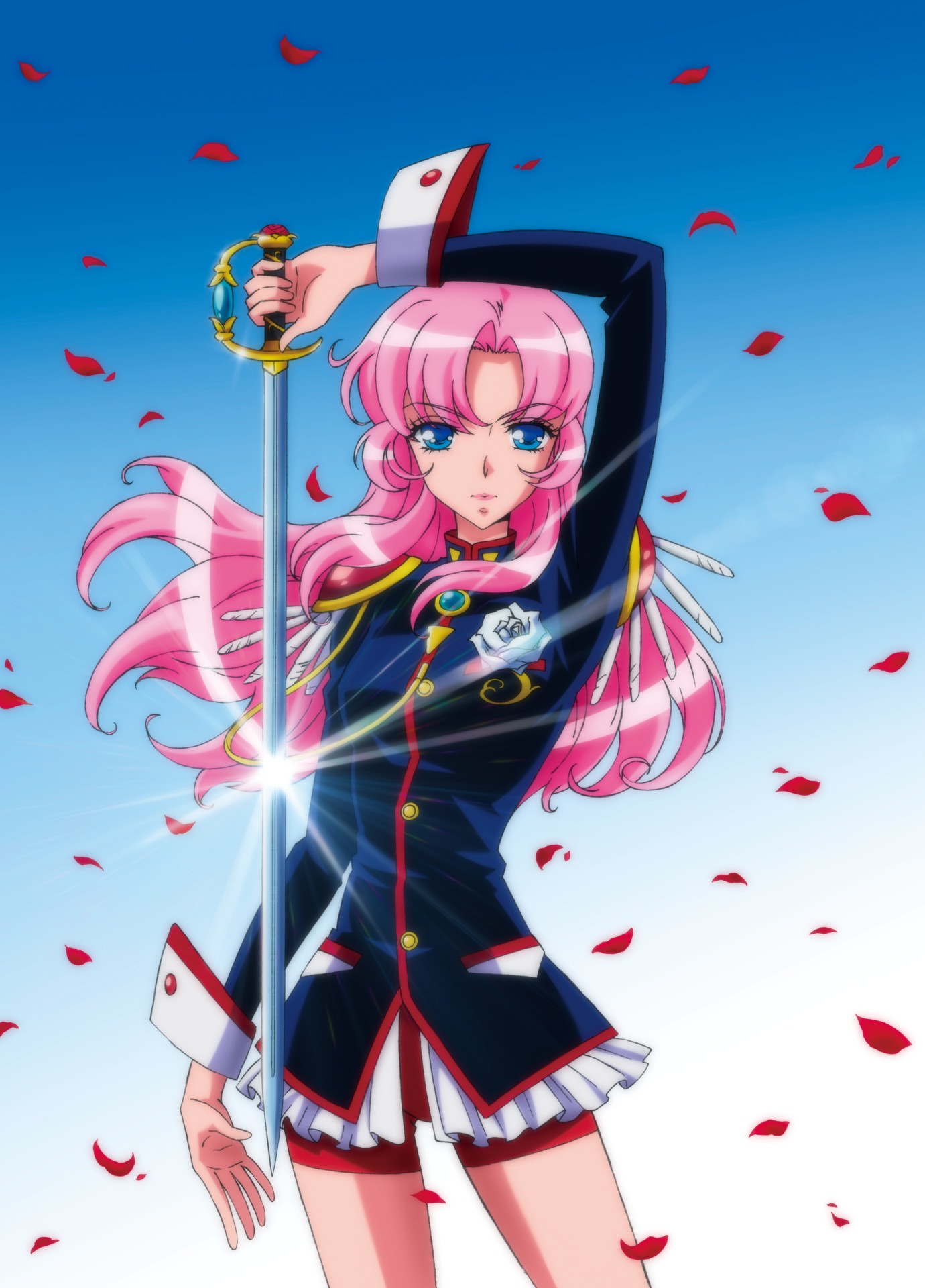 「少女革命ウテナ TVアニメ放送20周年記念展 ～薔薇と革命の記憶、絶対運命黙示録～」ビジュアル