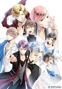 沙月ゆうによる「TSUKIPRO THE ANIMATION」BD / DVD7巻の描き下ろしパッケージ。