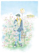 萩尾望都の読み切り「バス停まで」イラスト。(c)萩尾望都/講談社