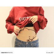 「ネコノヒー スヤ…腹巻き」の使用イメージ。