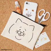 「ネコノヒー success!! ポーチ」の使用イメージ。