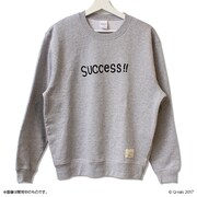 「ネコノヒー success!! トレーナー(グレー)」