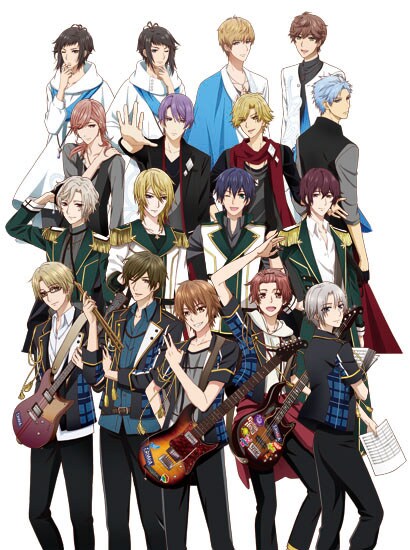 「TSUKIPRO THE ANIMATION」キービジュアル。