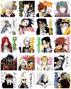 「D.Gray-man（J50th）」のスタンプ。