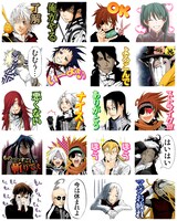 「D.Gray-man（J50th）」のスタンプ。