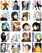 「D.Gray-man（J50th）」のスタンプ。