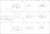 「磯光雄 ANIMATION WORKS vol.2」より「新世紀エヴァンゲリオン」の原画。(c)カラー/Project Eva.