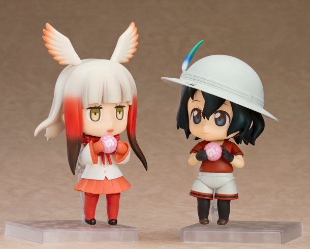 「ねんどろいど トキ」と別売りの「ねんどろいど かばん」を合わせた様子。