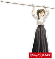 宮路真春の等身大パネル。