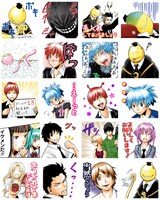 「暗殺教室（J50th）」のスタンプ。