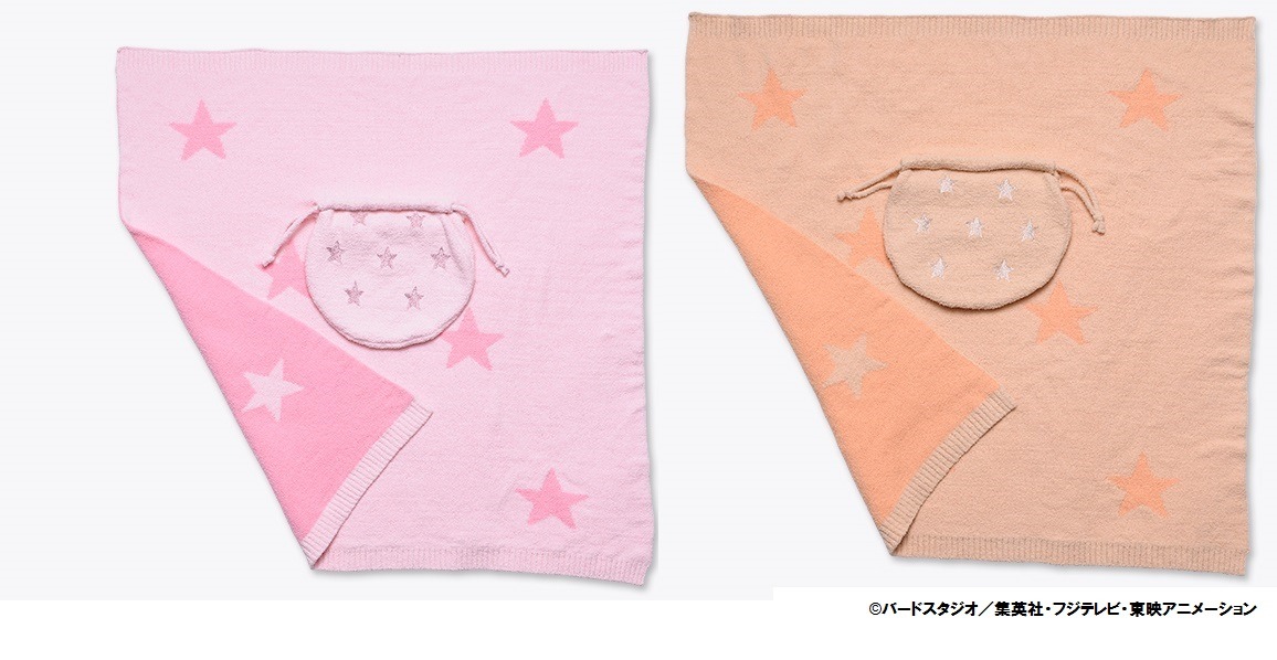 「ドラゴンボール」のブルマをモチーフにしたブランケット。