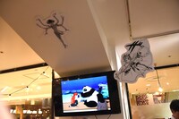 「らんま1/2カフェ」の様子。