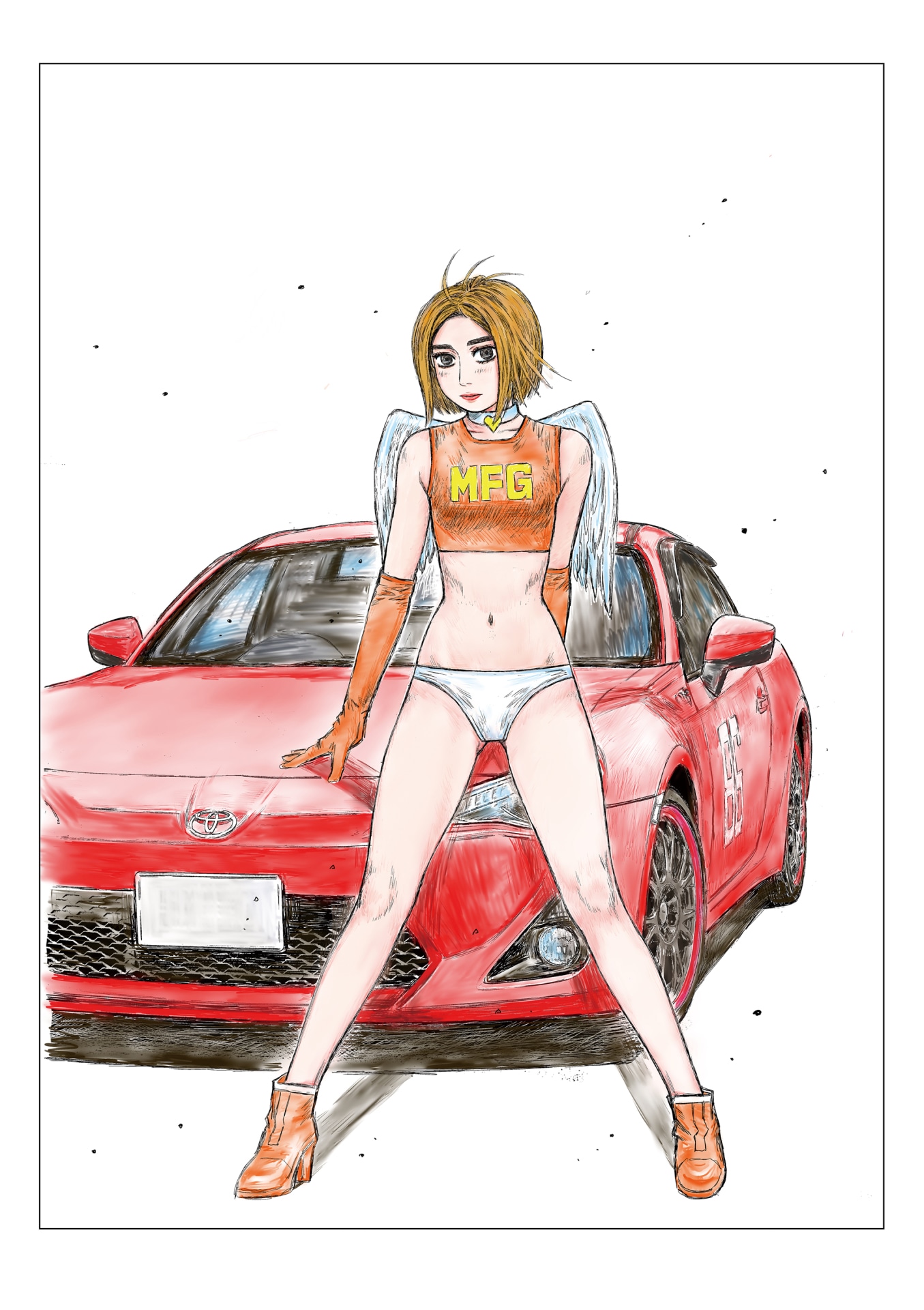「MFゴースト」イラスト。