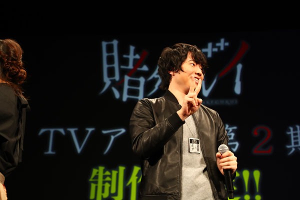 第2期制作決定に喜ぶ徳武竜也。