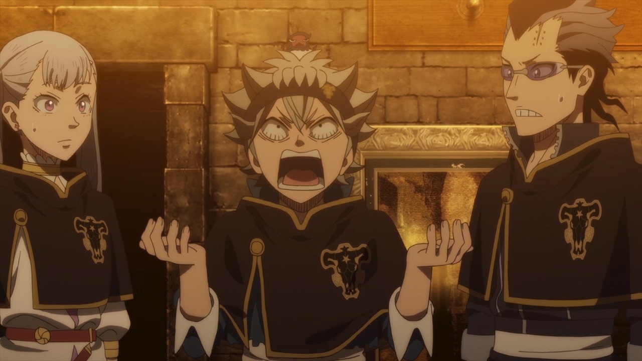 「ブラッククローバー」第14話の場面カット。