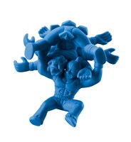 青バージョンのキン肉バスター。