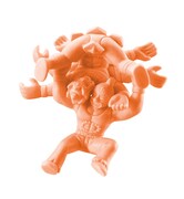 ペールオレンジバージョンのキン肉バスター。