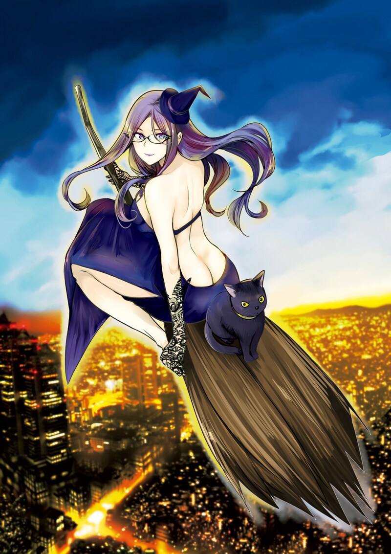 「魔女は三百路（みおじ）から」イラスト