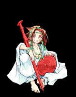 「シャーマンキング」KC完結版2巻の描き下ろしイラスト。