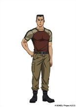 篠山大輔（CV.竹内良太）キャラクタービジュアル。