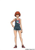 三沢楓（CV.M・A・O）キャラクタービジュアル。