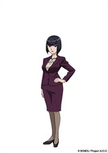 南原顕子（CV.田中敦子）キャラクタービジュアル。