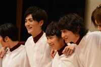 映画「ちょっとまて野球部！」完成披露イベントの様子。