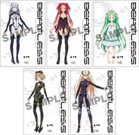 コラボカフェでもらえる限定ポストカード（全5種）。