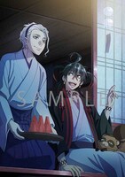 Amazonの特典であるオリジナルB2布ポスターに使用される絵柄。