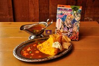 CAFE ZENONで食べられる「聖帝カレーオム」。