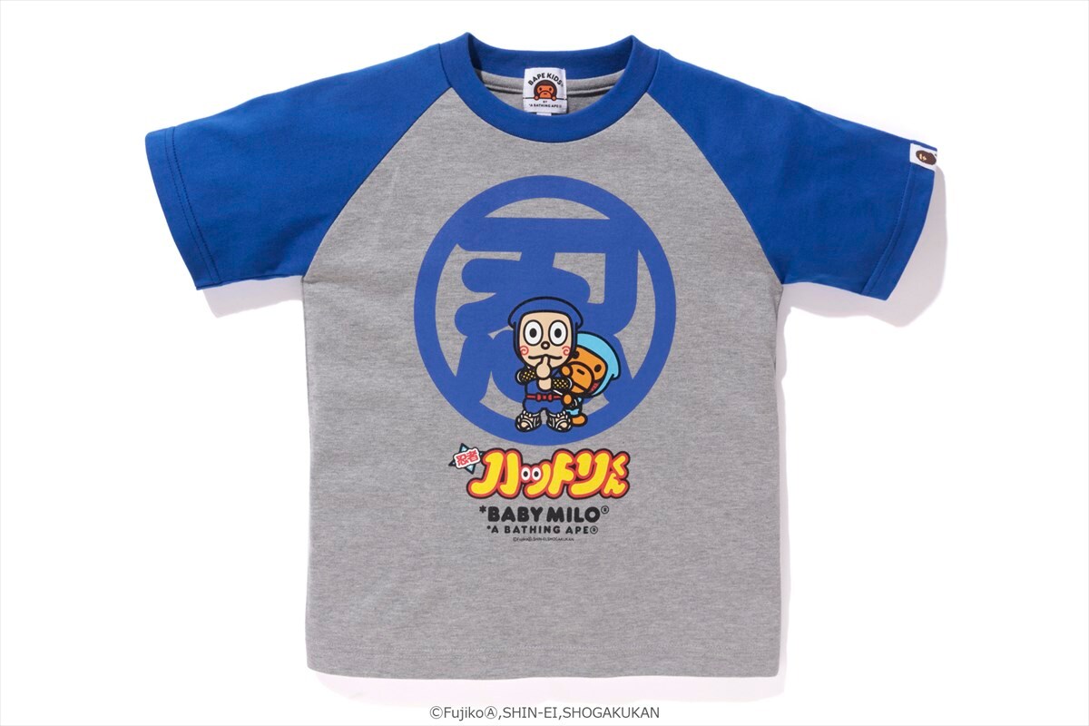 HATTORI KUN NIN NIN RAGLAN TEE」 - 忍者ハットリくんがA