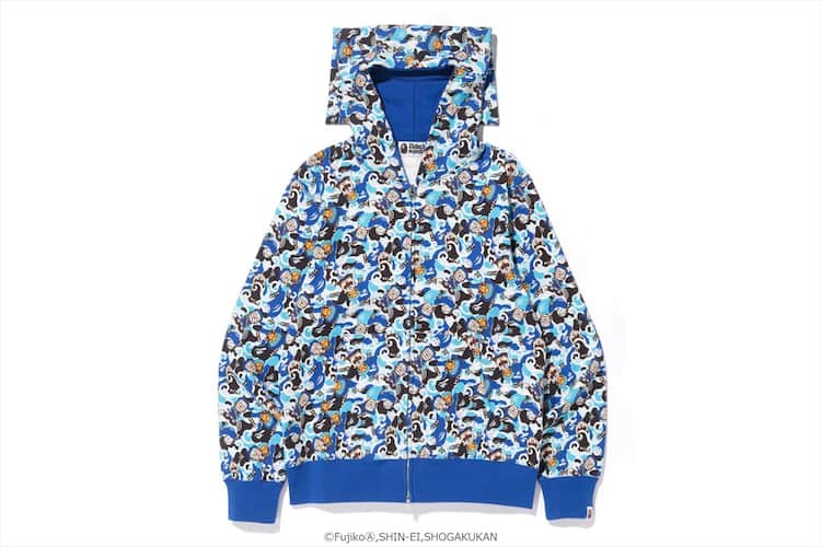 忍者ハットリくんがA BATHING APEとコラボ、唐草模様と迷彩柄が融合で 
