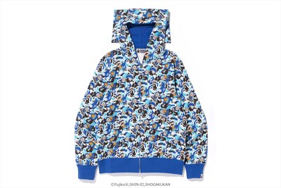 「HATTORI KUN CAMO ZIP HOODIE」