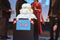 ドラマ「海月姫」第1話完成披露試写会の様子。