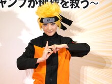 ナルトに扮装した生駒里奈。