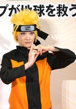 ナルトに扮装した生駒里奈。