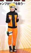 ナルトに扮装した生駒里奈。