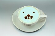 「ぼのぼのラテ」※絵柄は全2種で、ランダムで提供。