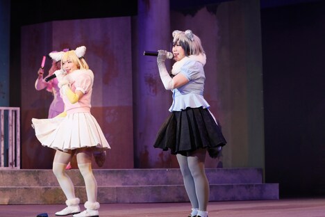 舞台「けものフレンズ」ゲネプロの様子。