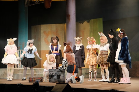 舞台「けものフレンズ」ゲネプロの様子。