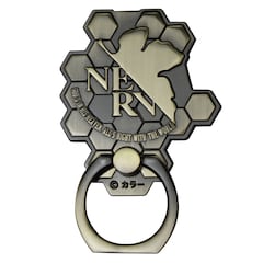 Nerv マークと第4の使徒をデザインした高級感のあるスマホリング コミックナタリー